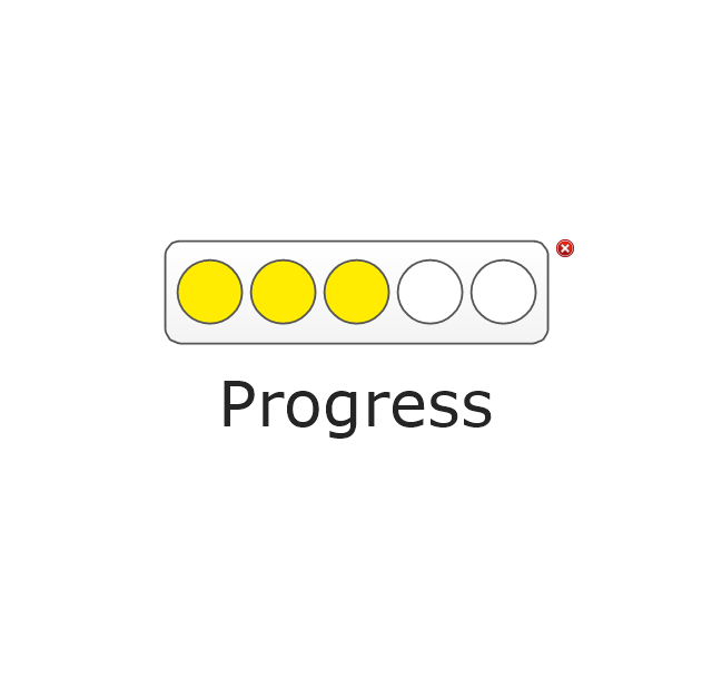 Progress Lights, Yellow, progress indicator,