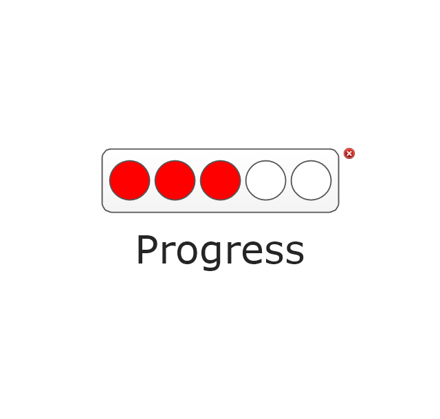 Progress Lights, Red, progress indicator,