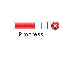 Progress Bar, Red, progress indicator, progress bar,