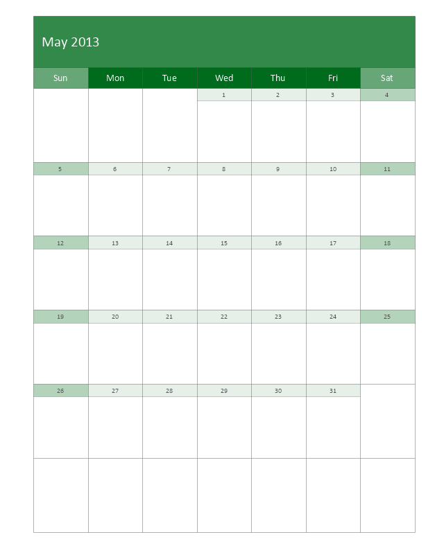Large Calendar, month calendar,