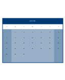 Small Calendar (Color, Rounded), month calendar,