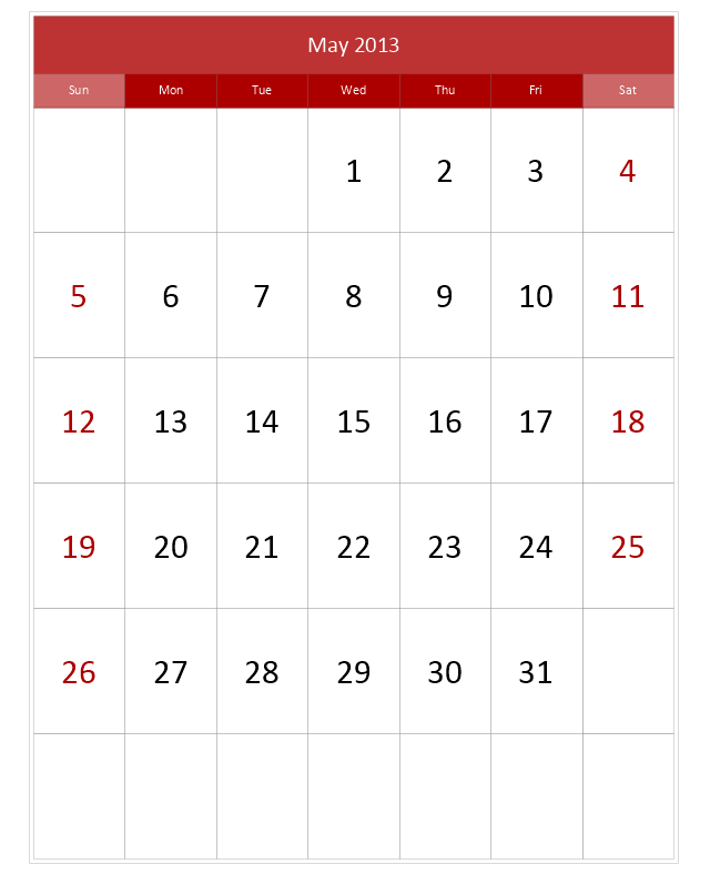 Mid Calendar , month calendar,