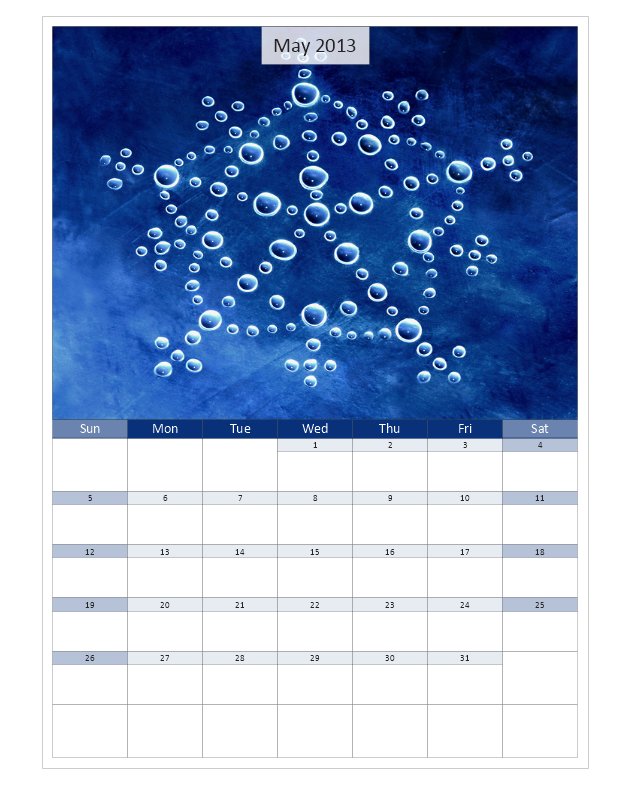 Large Calendar (Picture 1), month calendar,