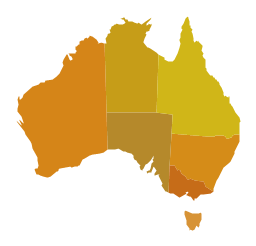Australia (states), Australia, Australia map,