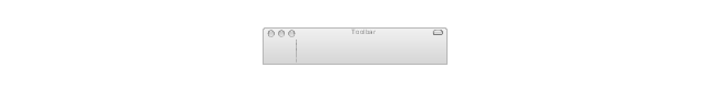 Tool Bar (Inactive), tool bar,