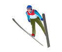 Ski jumper, ski jumper, ski jumping,