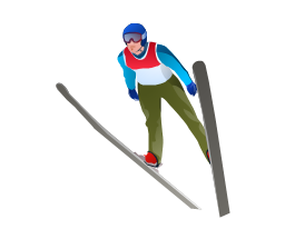 Ski jumper, ski jumper, ski jumping,