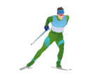 Cross-country skier, cross-country skier,