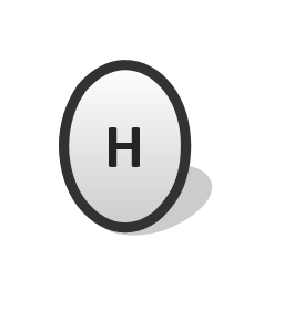 Holder (H), holder,