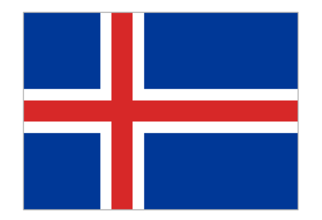 Flag of Iceland, Iceland,