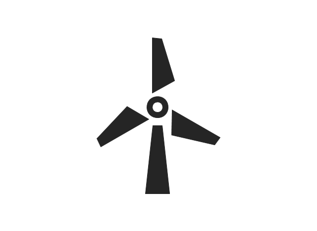 Wind turbine, wind turbine, windmill,