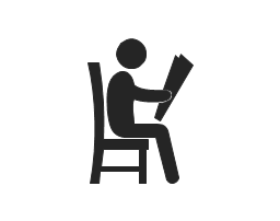 Sitting man reading, sitting man reading,
