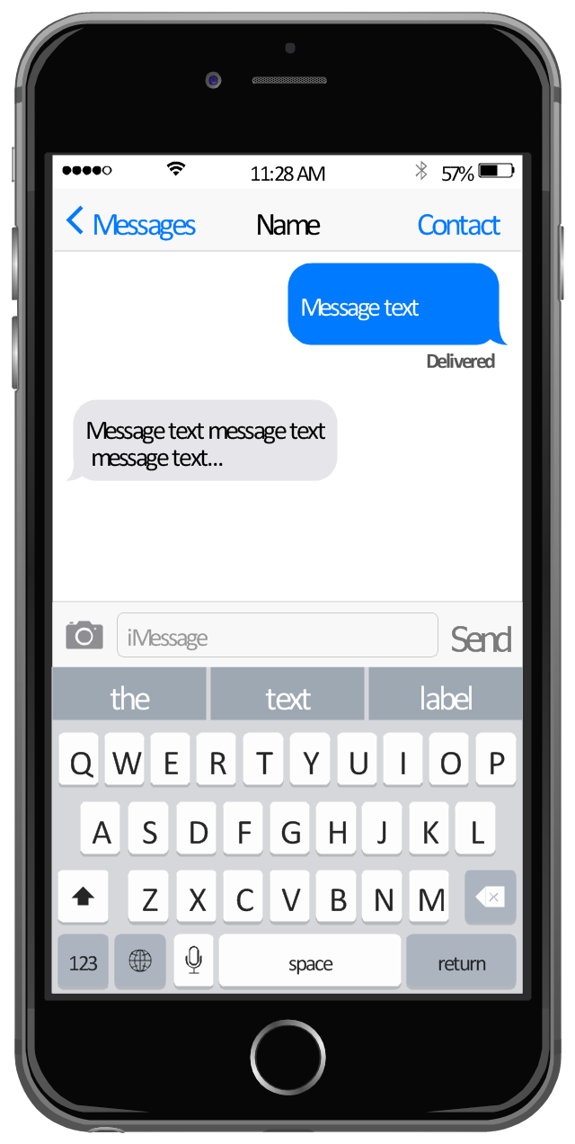 text message text art