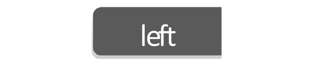 Left segment - selected, segmented button control,