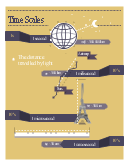 Educational infogram, title text block, text box, ribbon label, ribbon arrow callout, education diagram, stadium, direct connector, dotted, dashed, Eiffel Tower, Earth, globe,