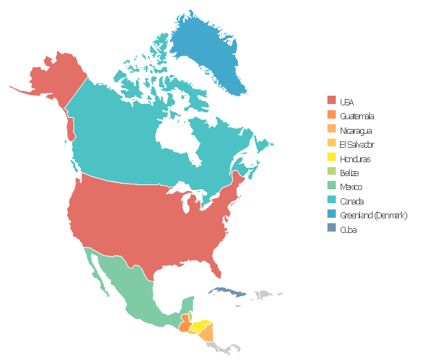 North America Sketch Map Diagram | Quizlet