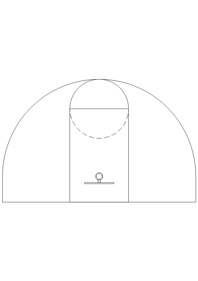 Basketball 3-pt., basketball key,