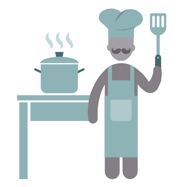 Cook, cook, profession icon,