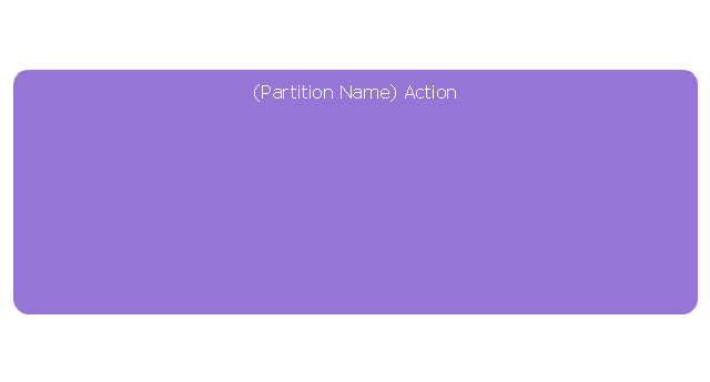 Activity partition - action, action, activity partition,