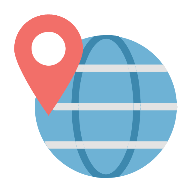 Location on globe, location, globe,
