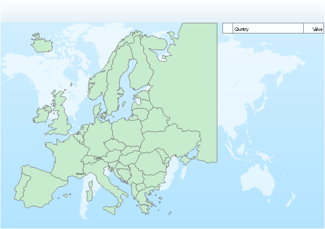Spatial Dashboard,  Europe