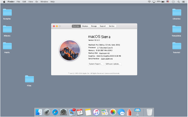 Mac menu bar settings
