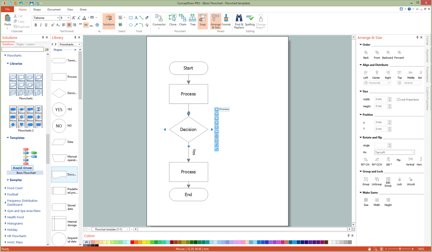 Rapid Draw: How to Simplify Flow Charting | ConceptDraw