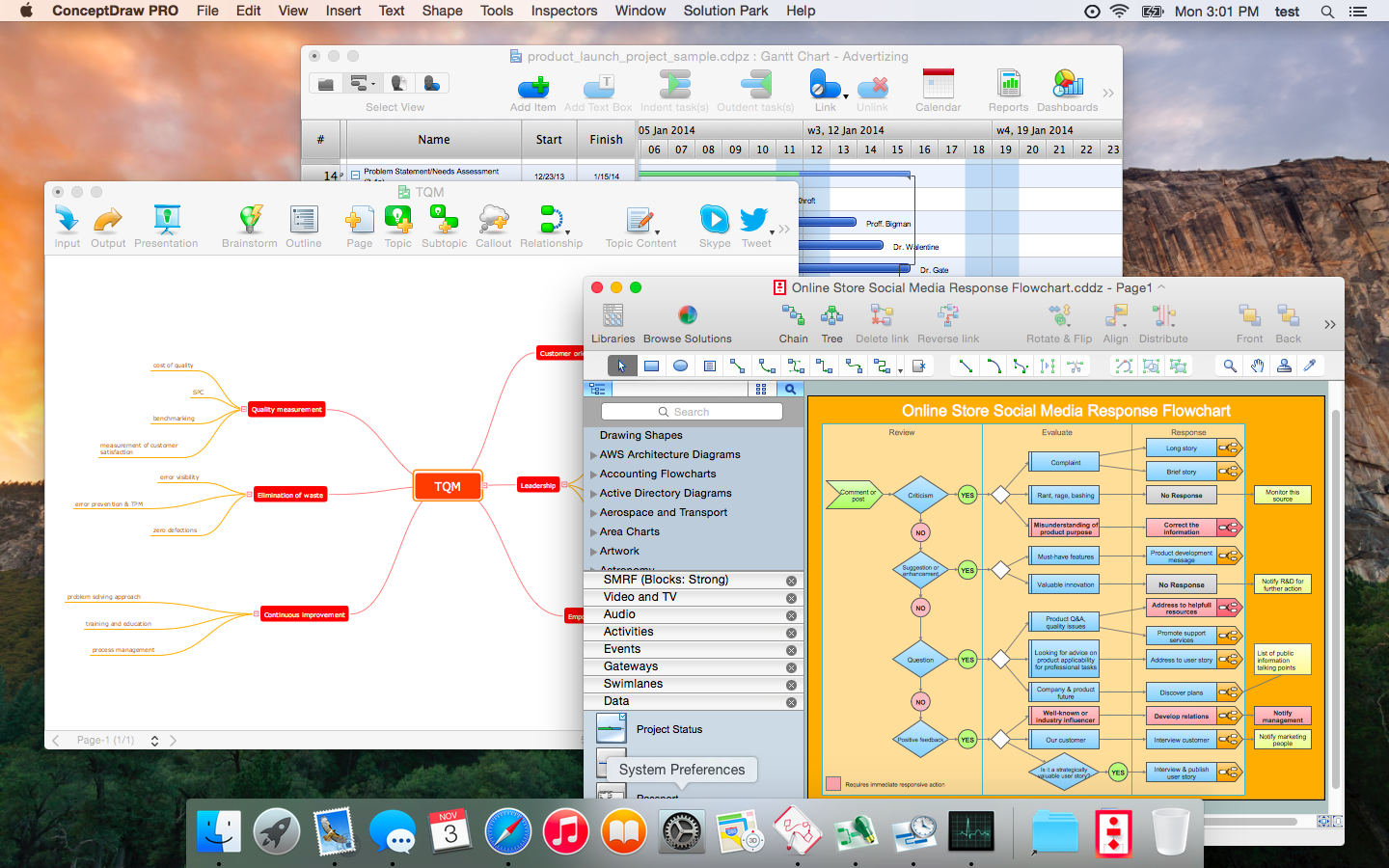 cs odessa conceptdraw project