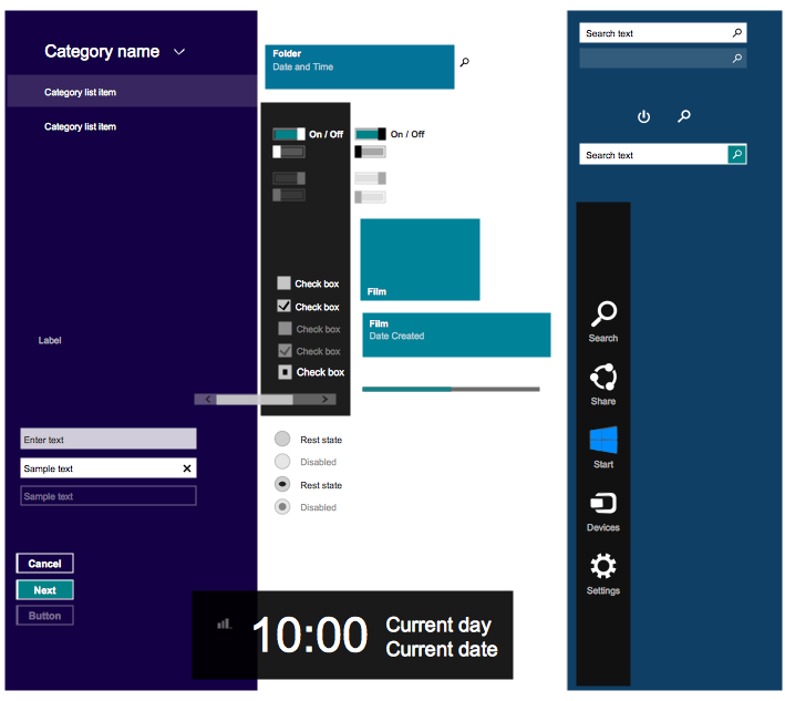 Windows User Interface Elements