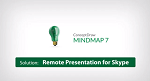 How to show a mind map presentation via Skype