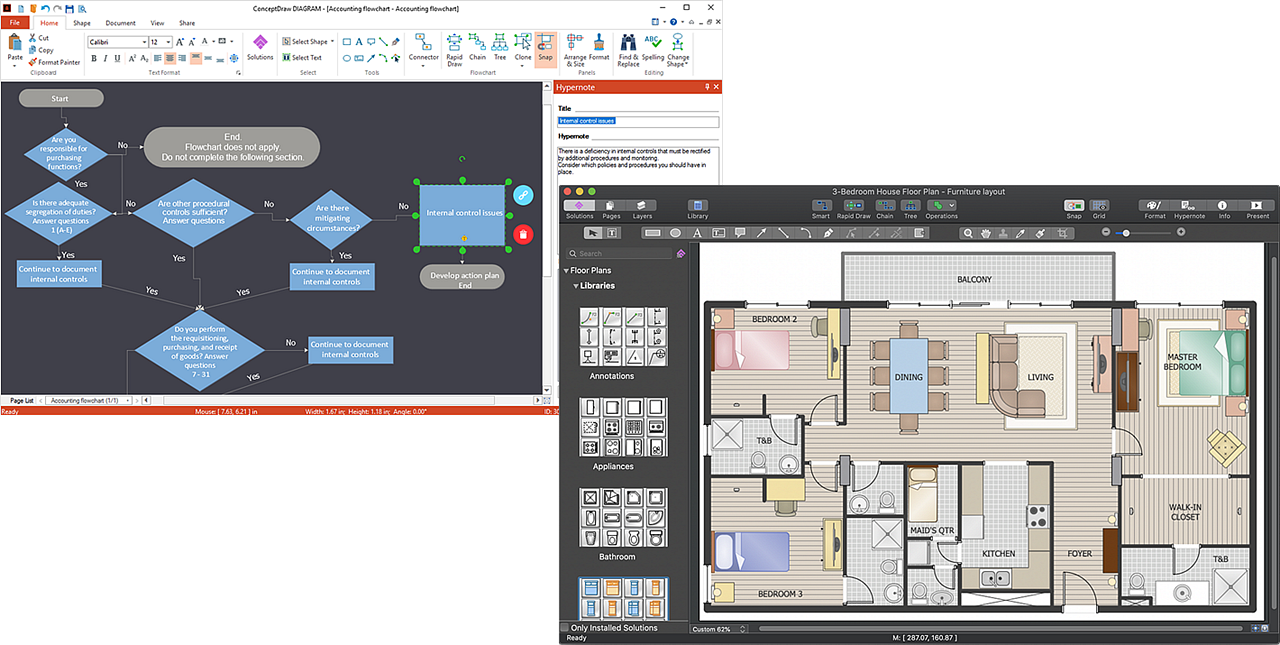 Conceptdraw diagram visio - miloarea