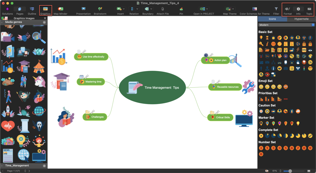 conceptdraw-mindmap-format-and-style-features