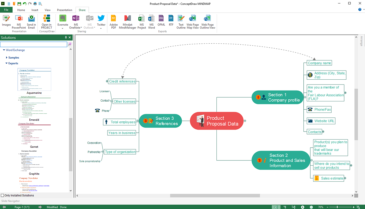 conceptdraw mindmap professional v5.5