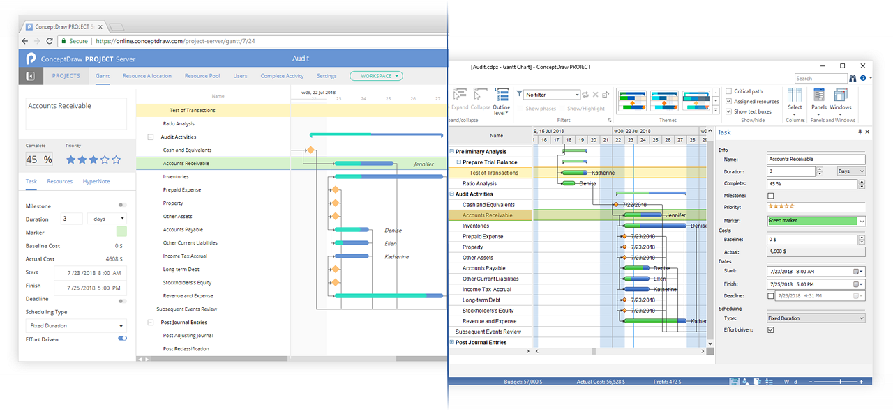 conceptdraw-project-server-features