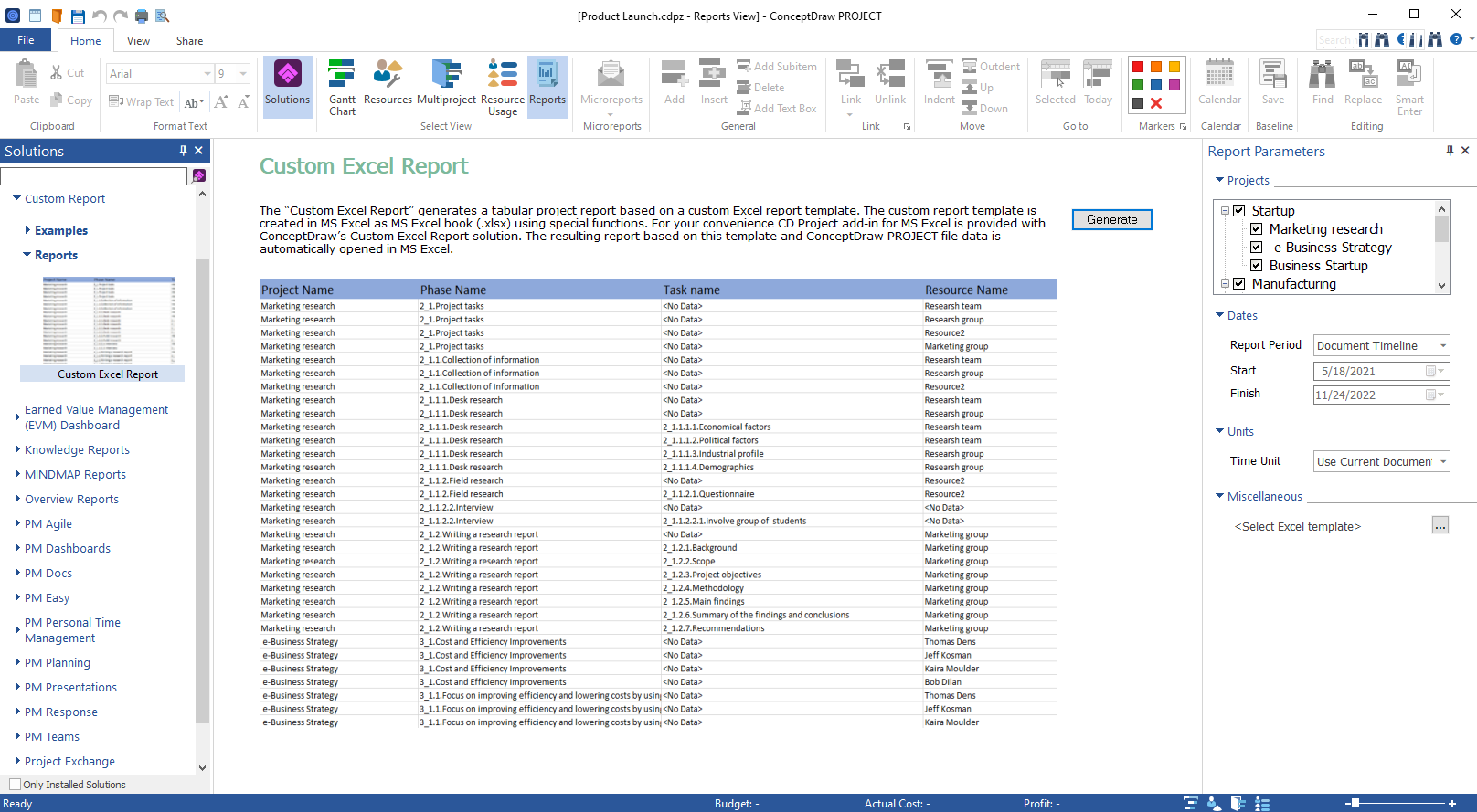 ConceptDraw PROJECT