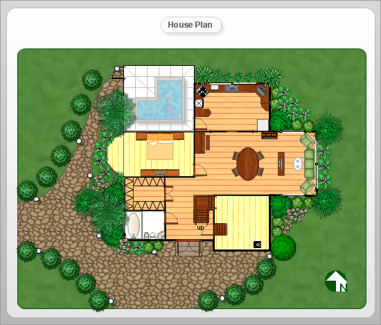 ConceptDraw Samples Floor Plan and Landscape  Design 