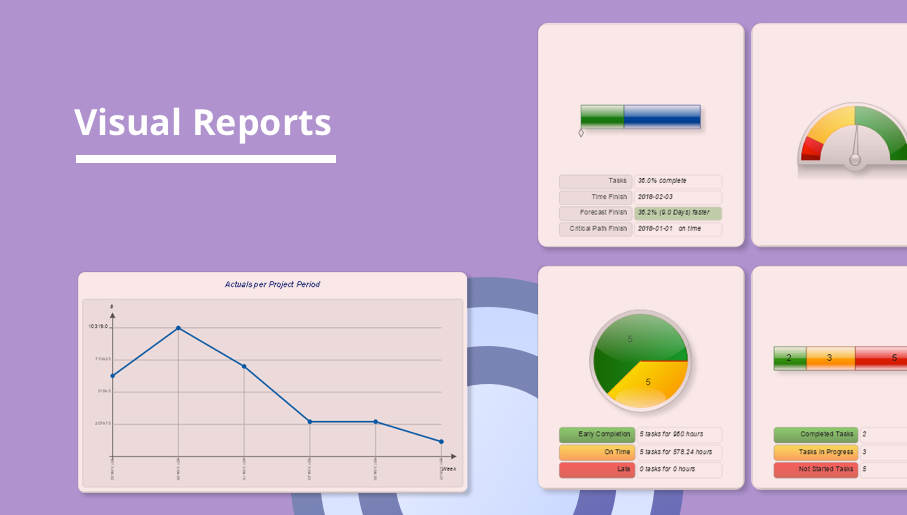 writing a report pie chart