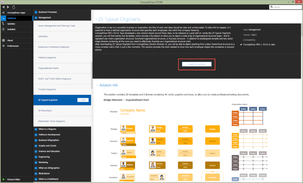 25 Typical Orgcharts Solution - Install