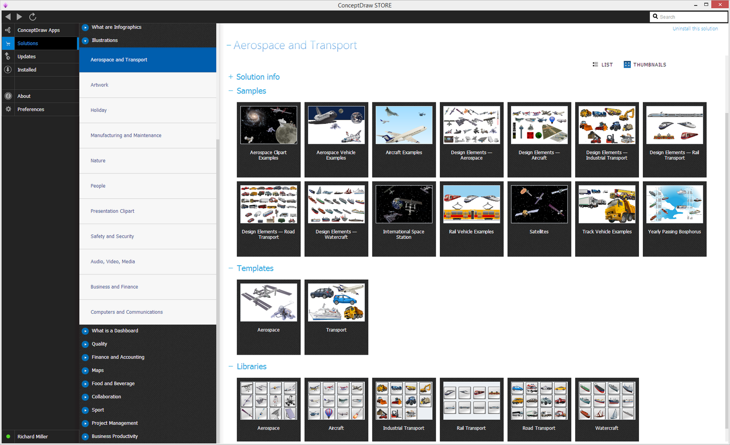 Aerospace and Transport Illustration solution - Start Using