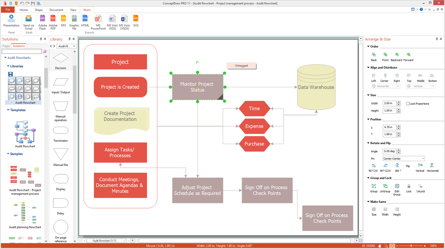 Audit Flowcharts solution for Microsoft Windows