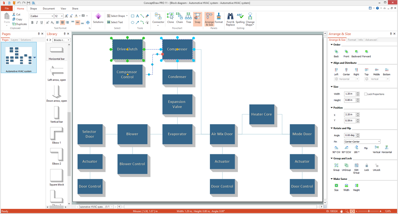 Block Diagrams Solution | ConceptDraw.com