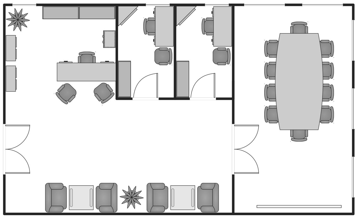 Basic Floor Plan - Small Office Floor Plan