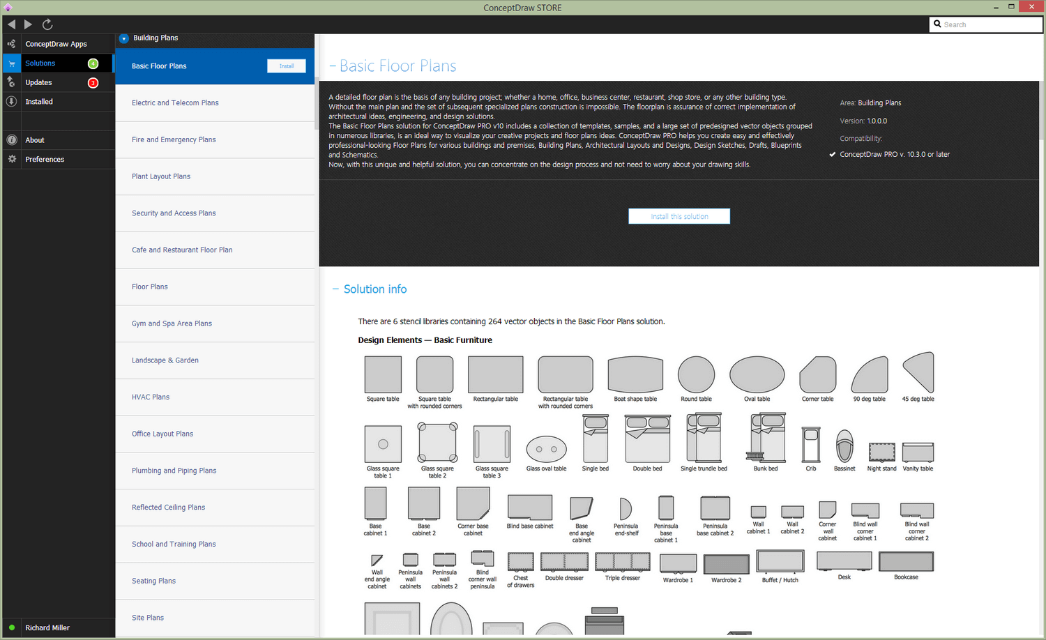 Basic Floor Plans Solution - Install