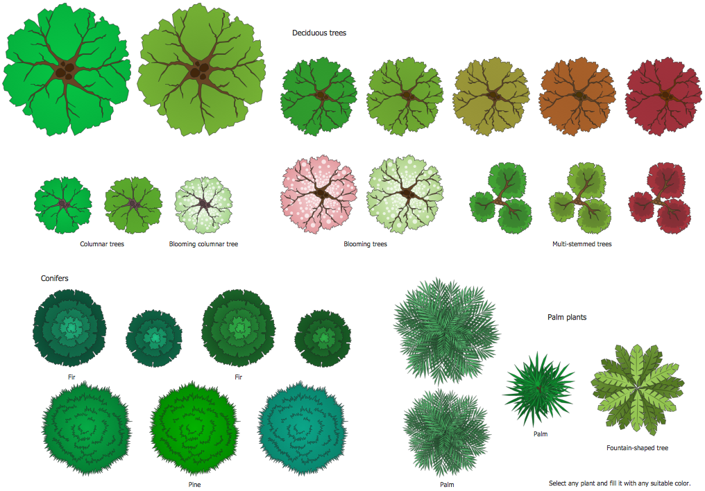 Design Elements Landscape & Garden — Bushes and Trees (trees)