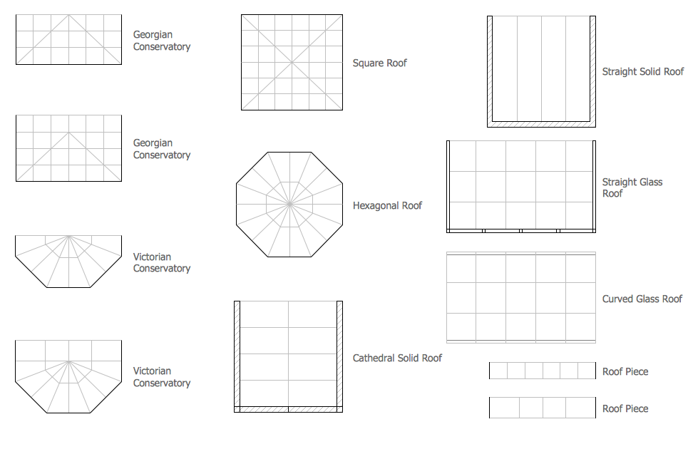 Design Elements Floor Plans — Sunrooms