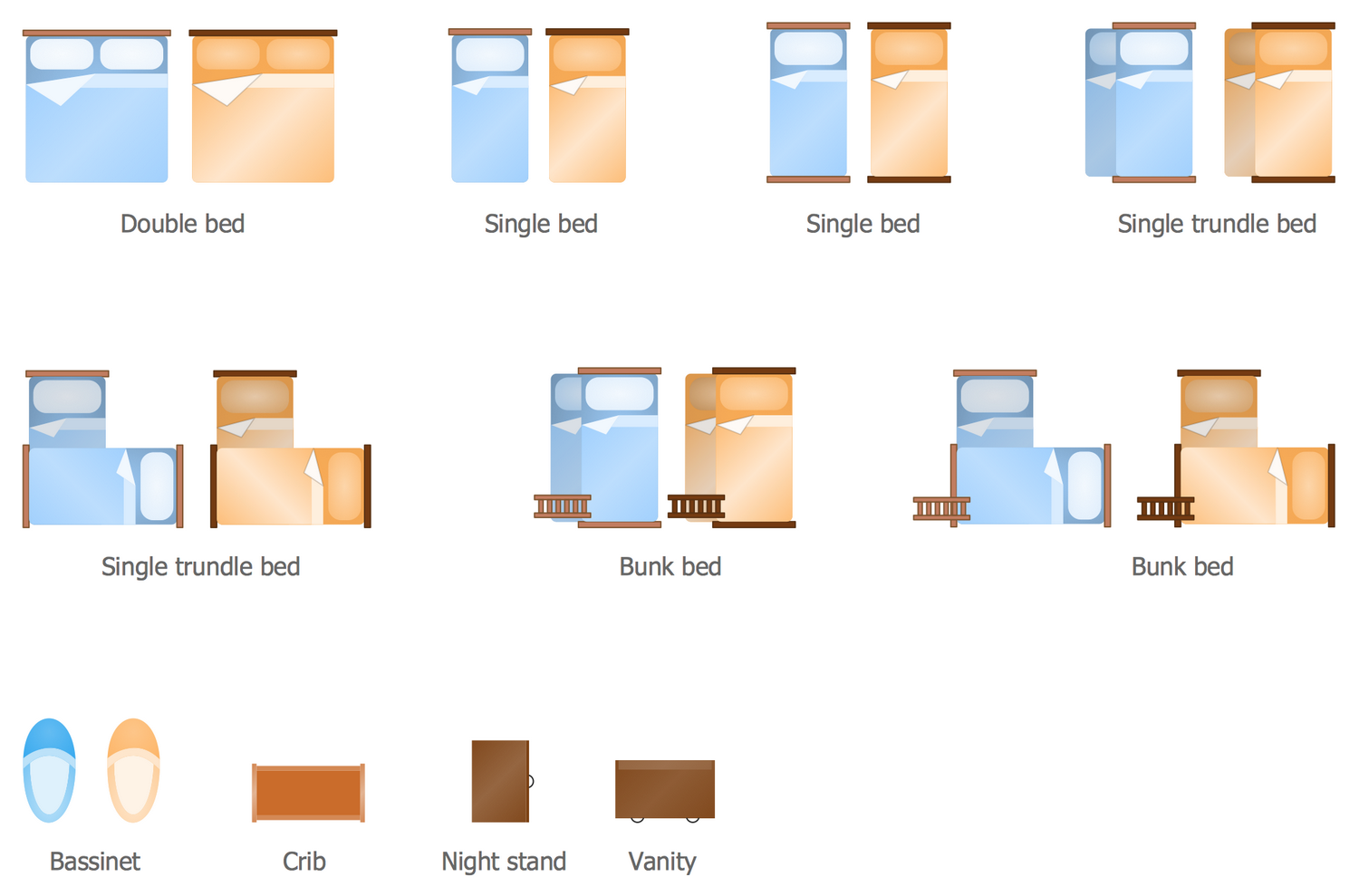 Design Elements Floor Plans — Bedroom