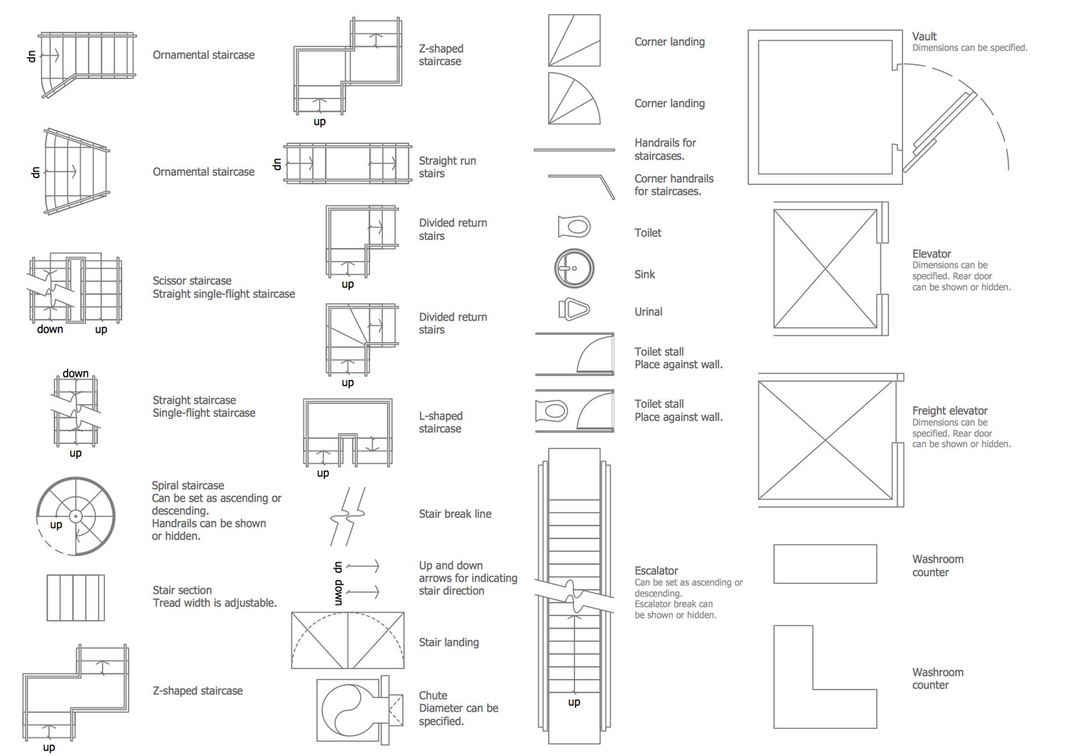Design Elements Floor Plans — Building Core