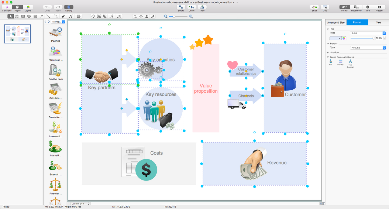 Business and Finance Solution | ConceptDraw.com