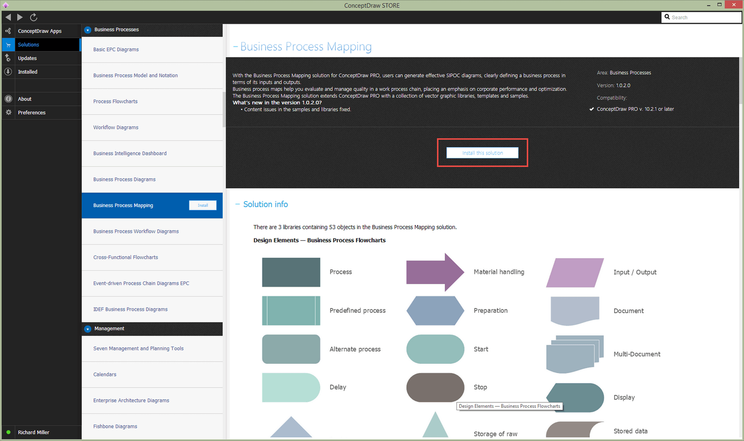 Business Process Mapping Solution - Install