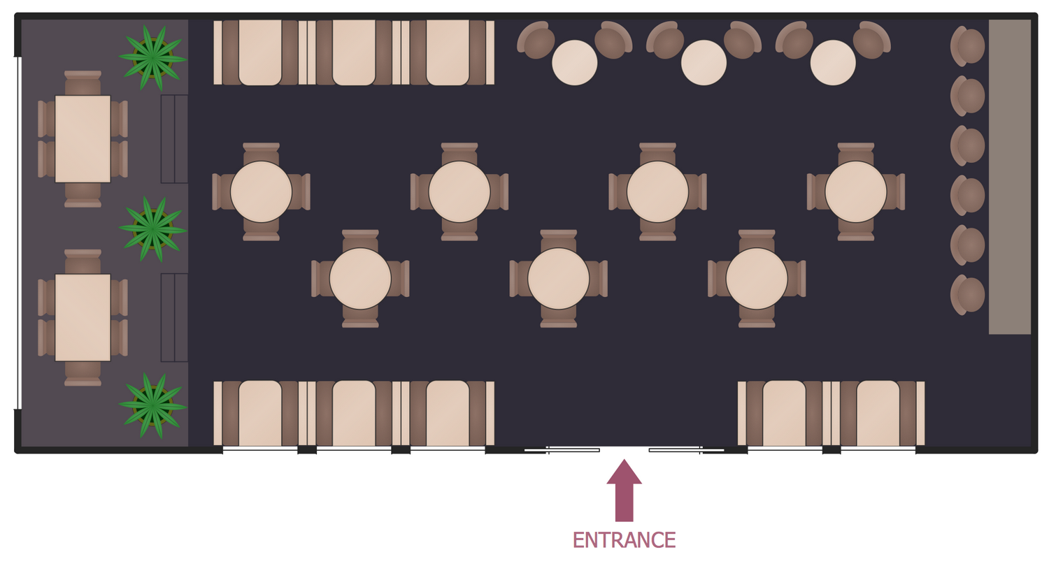 Café Floor Plan Design Software | Professional Building ... electrical wiring diagrams symbols 